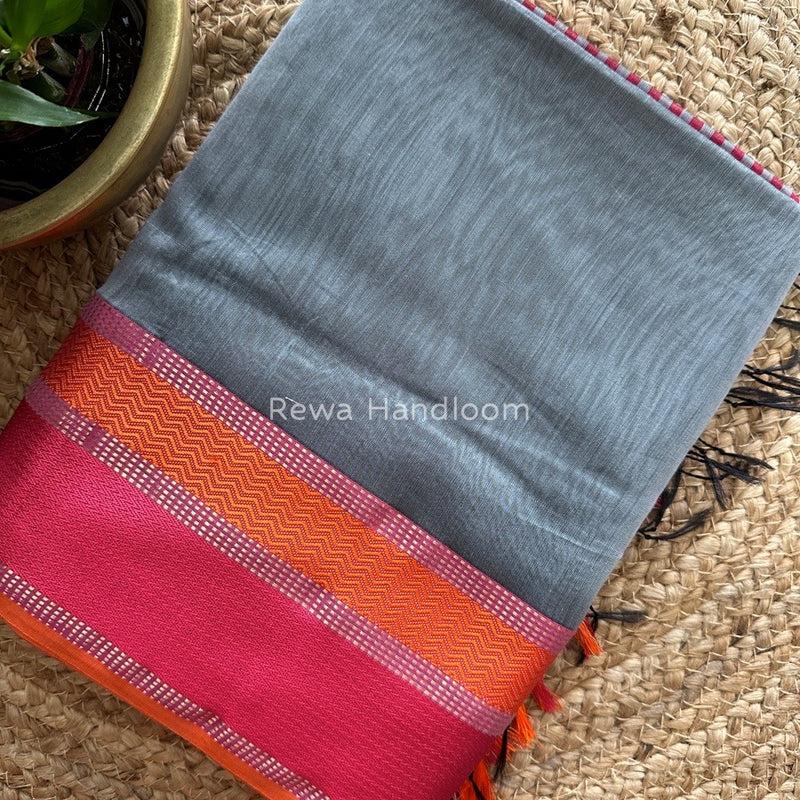 Maheshwari Ganga Jamuna Rewa Border Saree