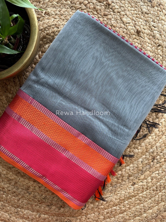 Maheshwari Ganga Jamuna Rewa Border Saree