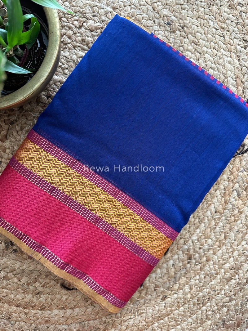 Maheshwari Ganga Jamuna Rewa Border Saree
