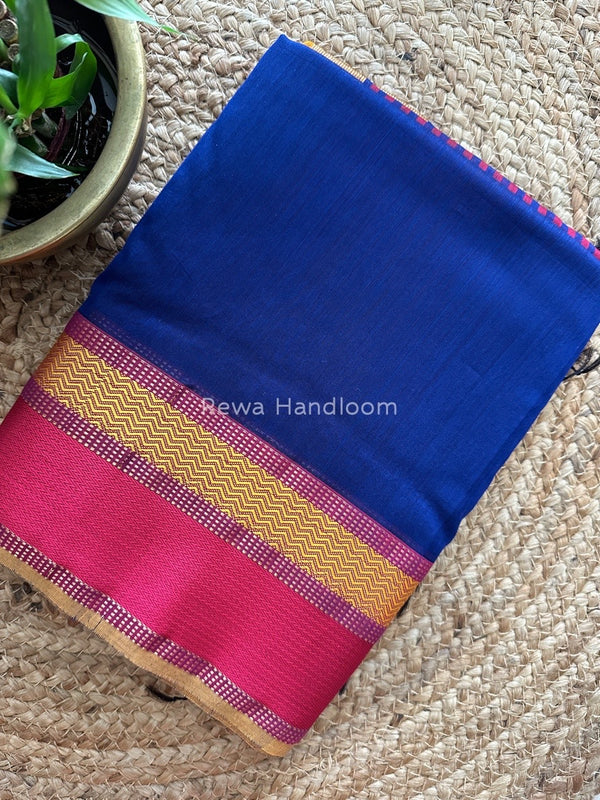 Maheshwari Ganga Jamuna Rewa Border Saree