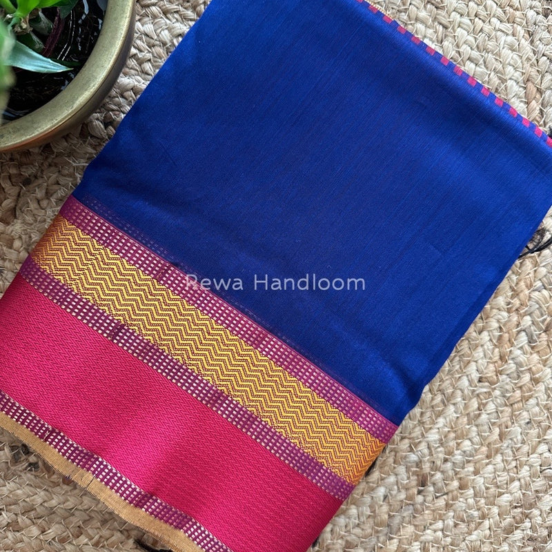 Maheshwari Ganga Jamuna Rewa Border Saree