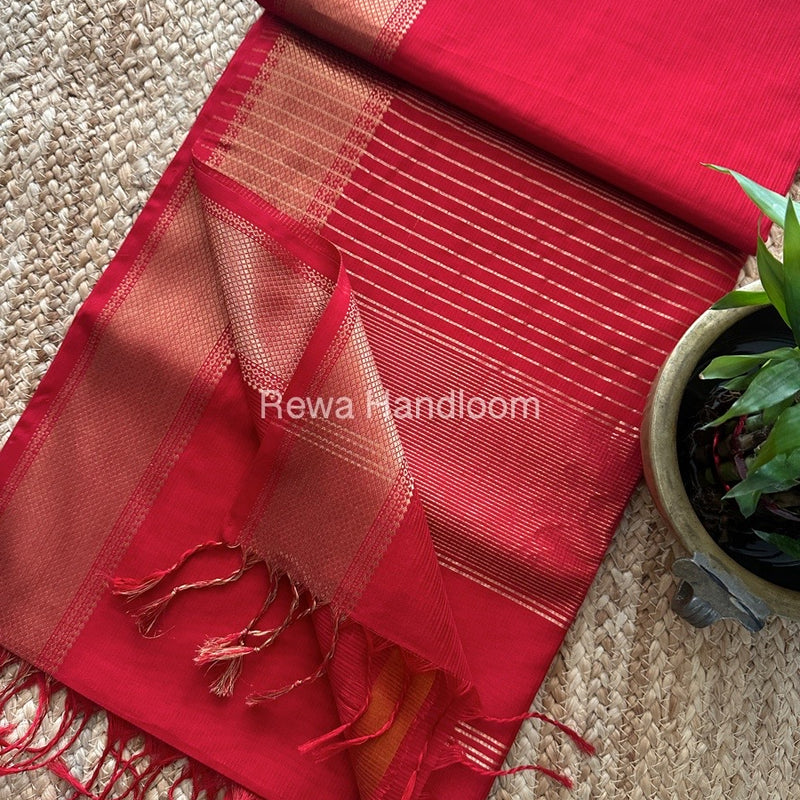 Maheshwari Zari Skirt Saree 