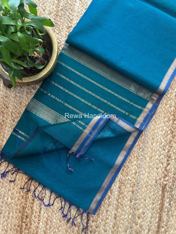 Maheshwari Shaded Plain Saree 