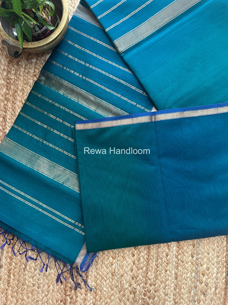 Maheshwari Morpankhi Shaded Plain Saree PSS09
