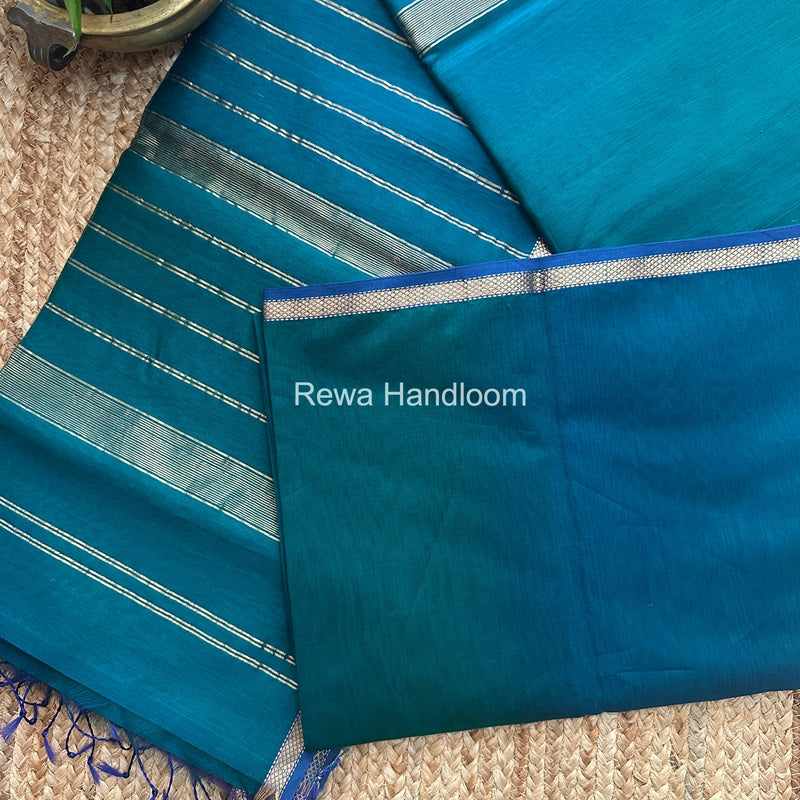 Maheshwari Morpankhi Shaded Plain Saree PSS09