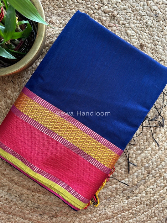 Maheshwari Ganga Jamuna Rewa Border Saree