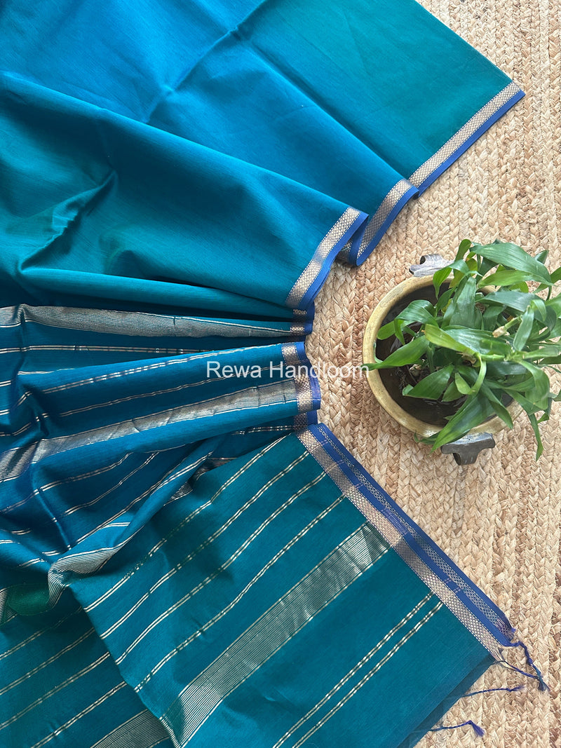 Maheshwari Morpankhi Shaded Plain Saree PSS09 