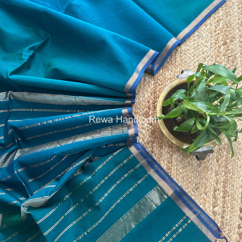 Maheshwari Morpankhi Shaded Plain Saree PSS09 