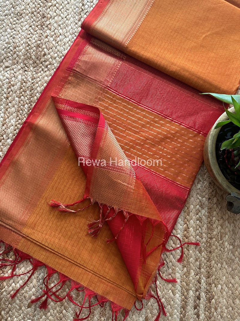 Maheshwari Zari Skirt Saree