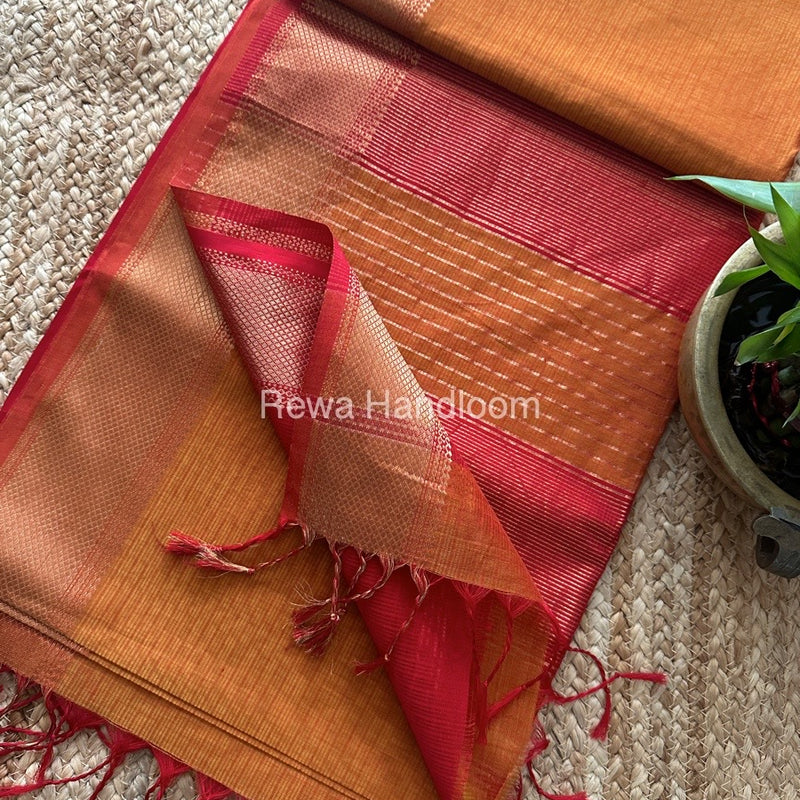 Maheshwari Zari Skirt Saree