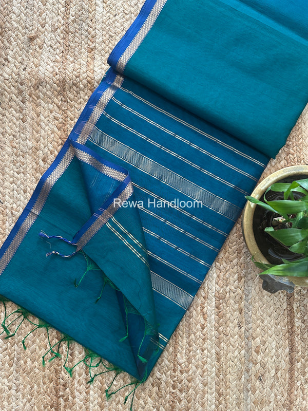 Maheshwari Shaded Plain Saree