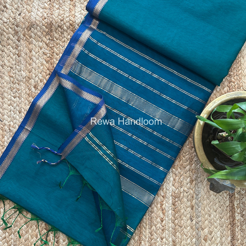 Maheshwari Shaded Plain Saree