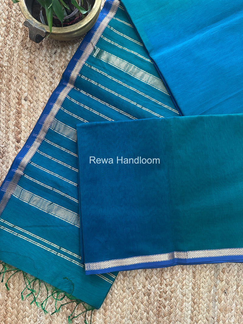 Maheshwari Morpankhi Shaded Plain Saree PSS015