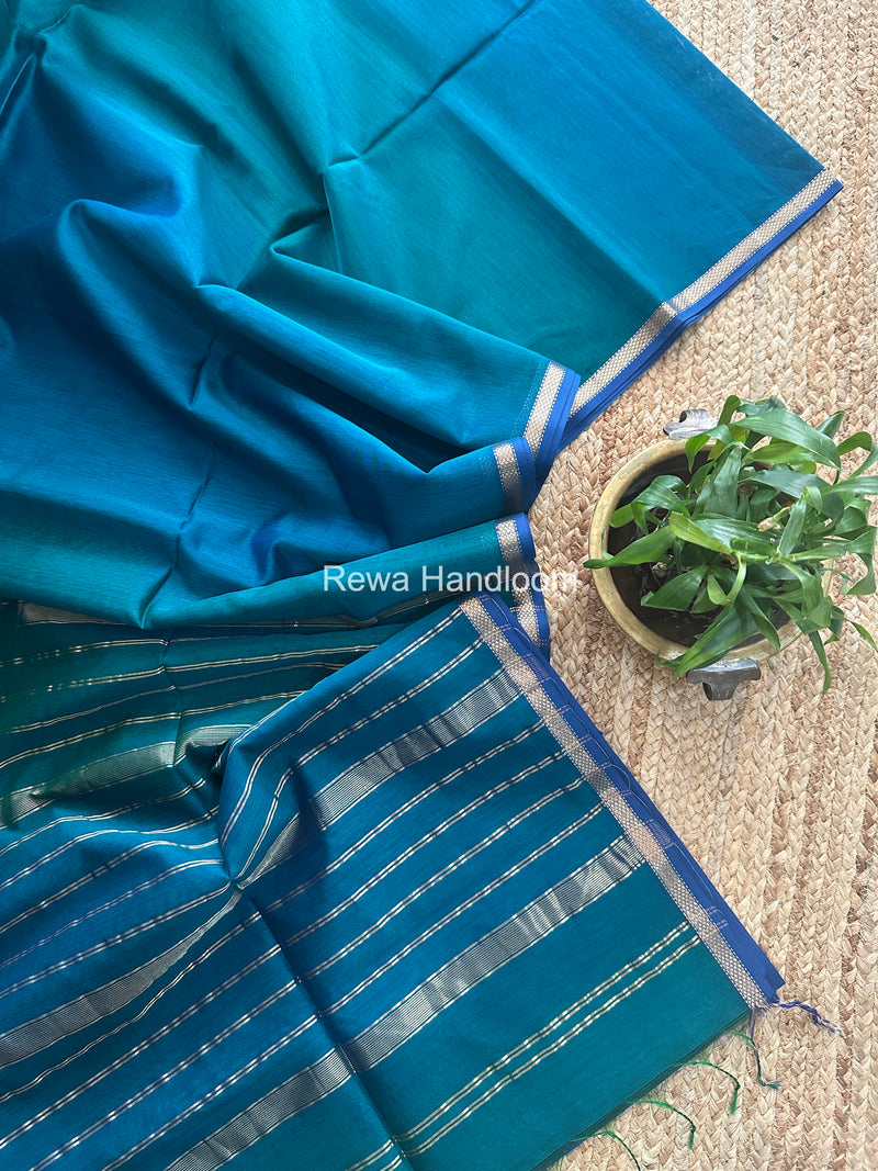 Maheshwari Morpankhi Shaded Plain Saree PSS015