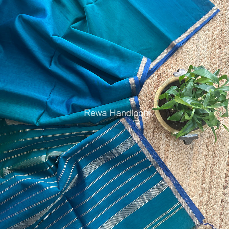 Maheshwari Morpankhi Shaded Plain Saree PSS015