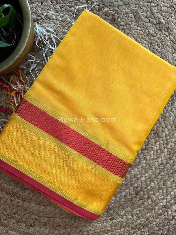 Maheshwari Ganga Jamuna Rewa Border Saree