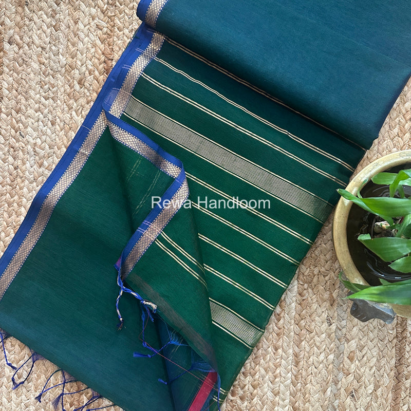Maheshwari Shaded Plain Saree