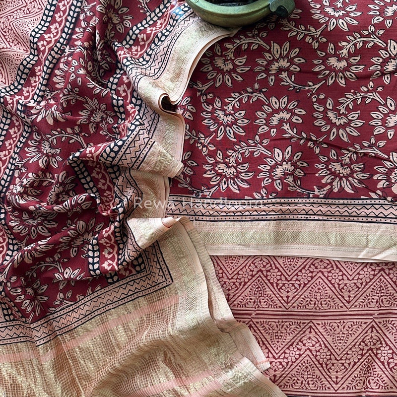 Maheshwari Bagh Print Suit