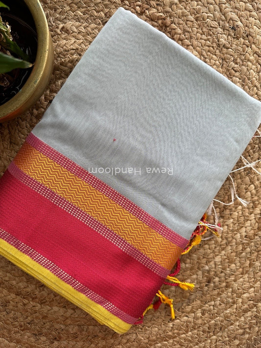 Maheshwari Ganga Jamuna Rewa Border Saree