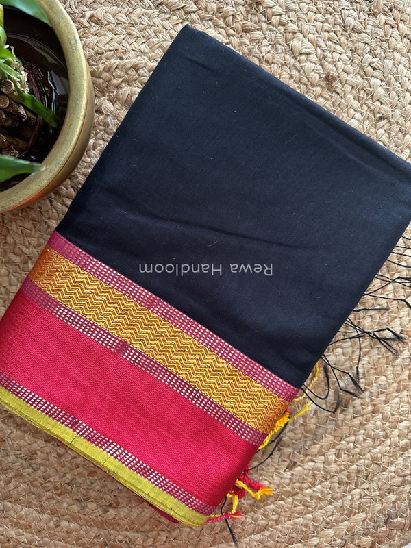 Maheshwari Ganga Jamuna Rewa Border Saree