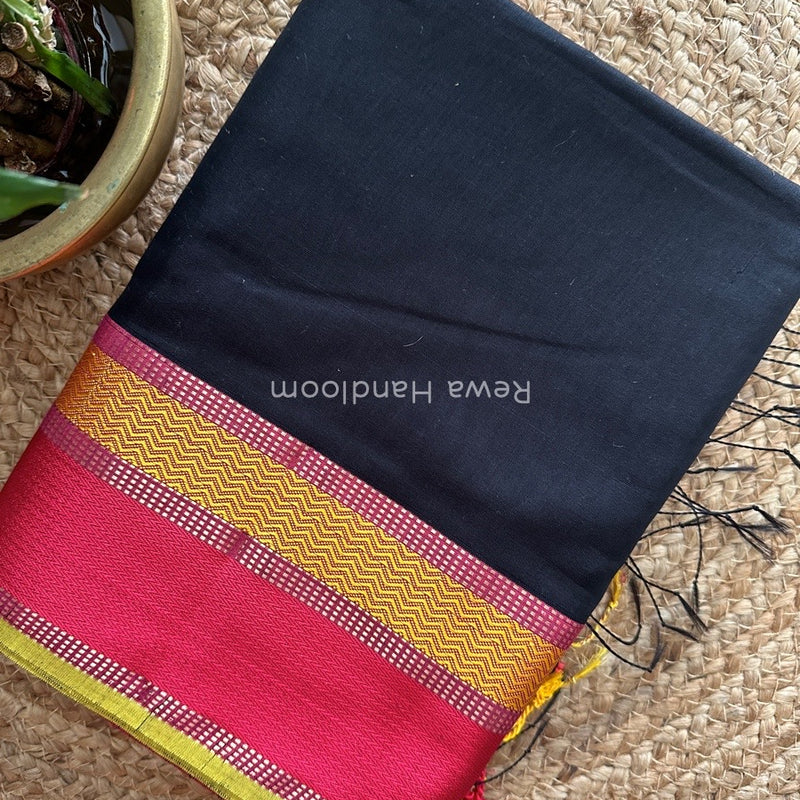 Maheshwari Ganga Jamuna Rewa Border Saree