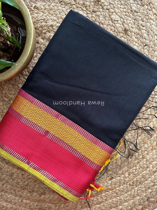 Maheshwari Ganga Jamuna Rewa Border Saree