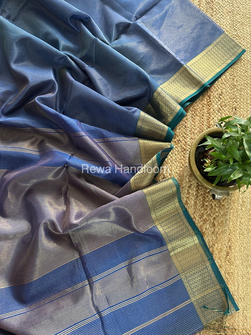 Exclusive Maheshwari Tissue Silk Saree