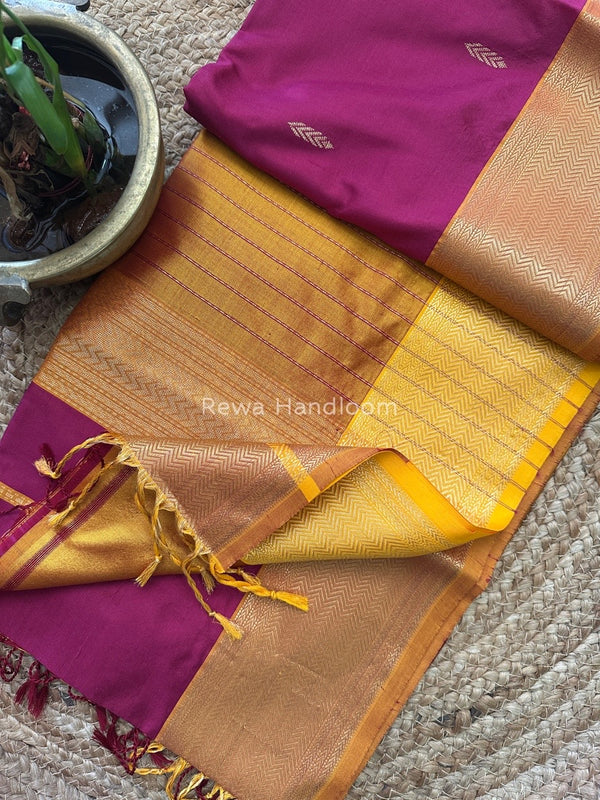 Maheshwari Pure Silk Saree