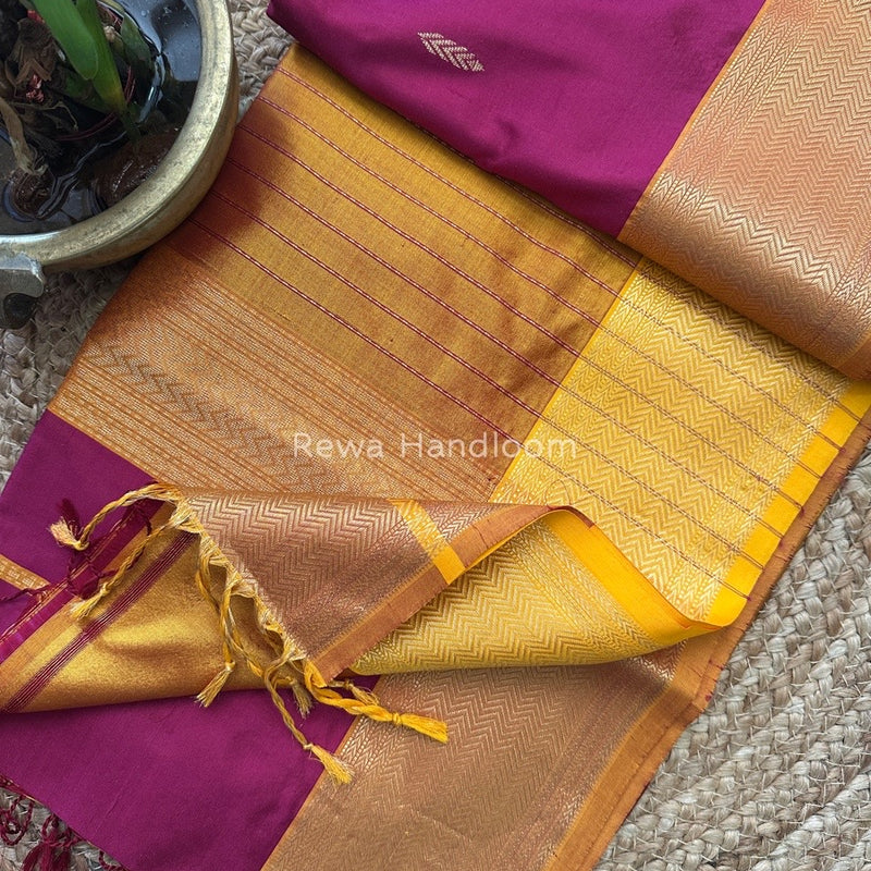 Maheshwari Pure Silk Saree
