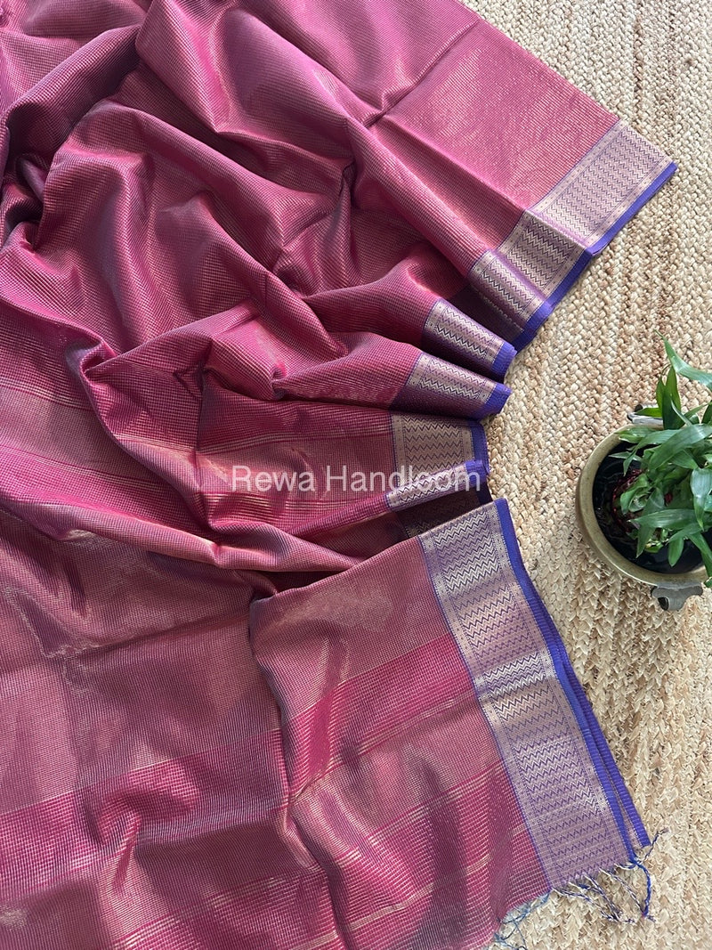 Exclusive Maheshwari Tissue Silk Saree