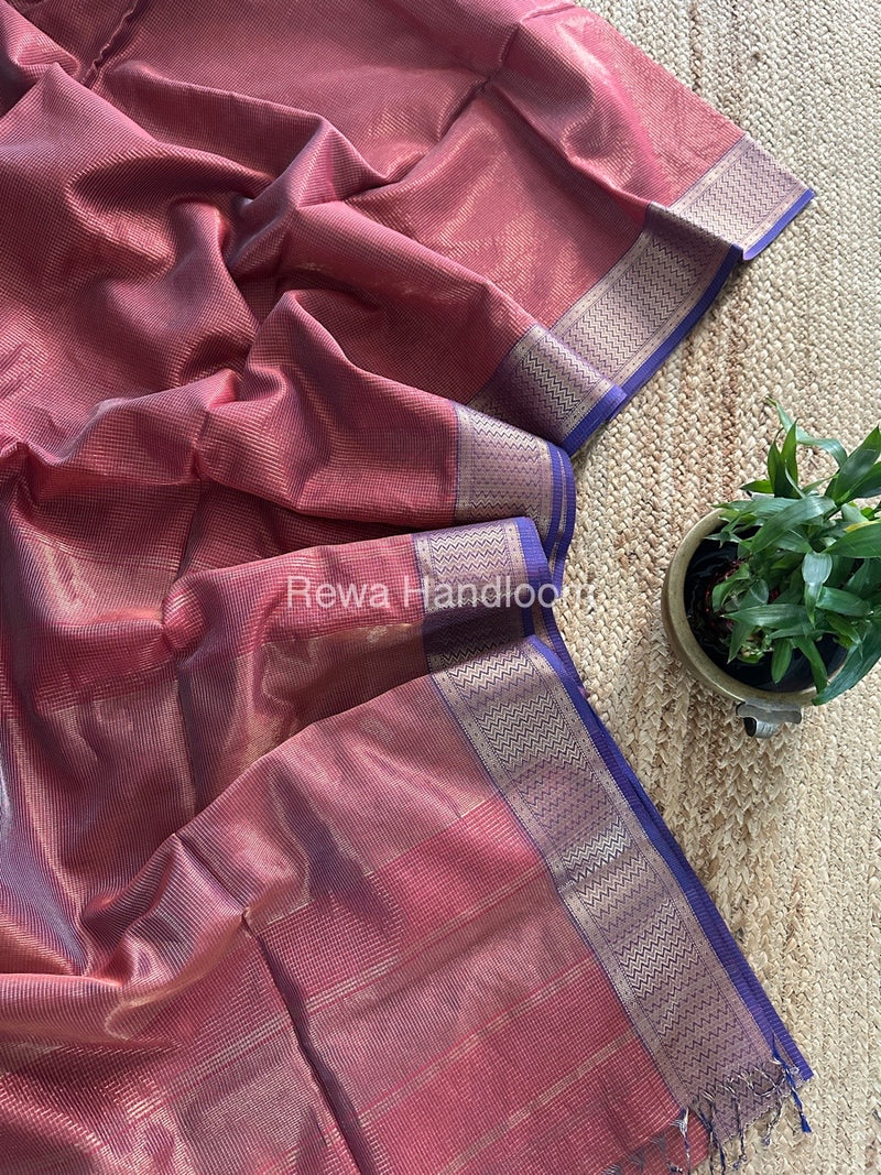 Exclusive Maheshwari Tissue Silk Saree