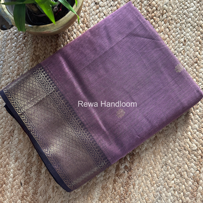 Maheshwari Onion Pink Lotus Butta Saree LBS072