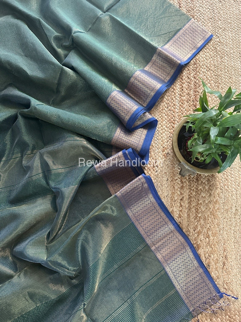 Exclusive Maheshwari Tissue Silk Saree