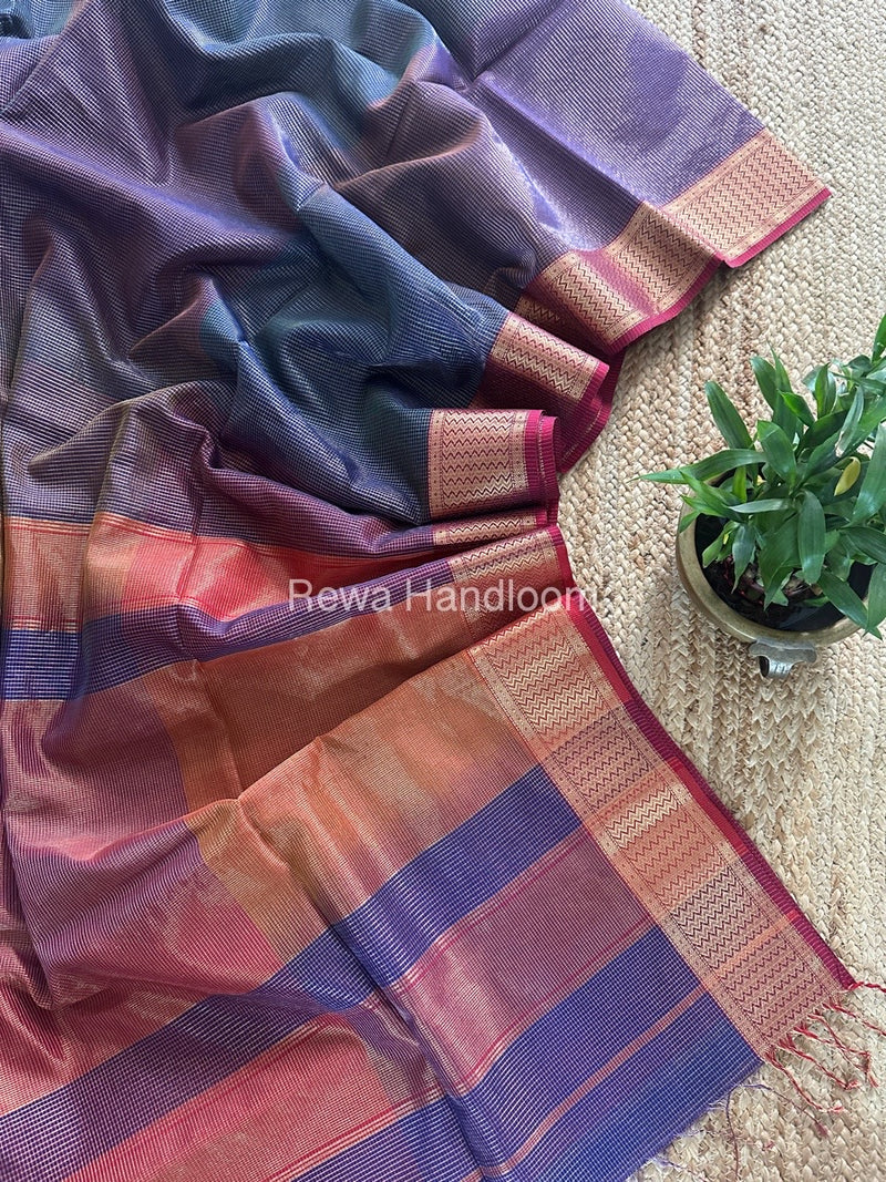 Exclusive Maheshwari Tissue Silk Saree