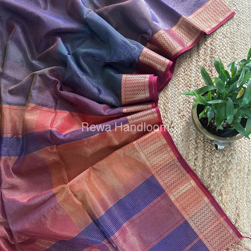 Exclusive Maheshwari Tissue Silk Saree