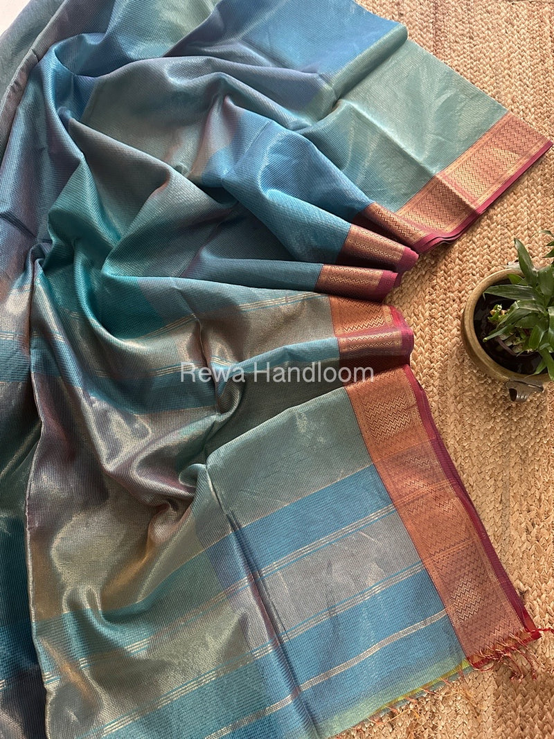 Exclusive Maheshwari Tissue Silk Saree