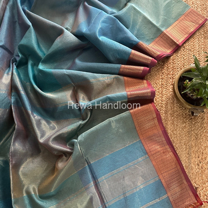 Exclusive Maheshwari Tissue Silk Saree