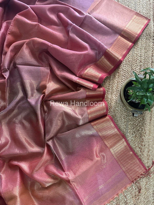 Exclusive Maheshwari Tissue Silk Saree