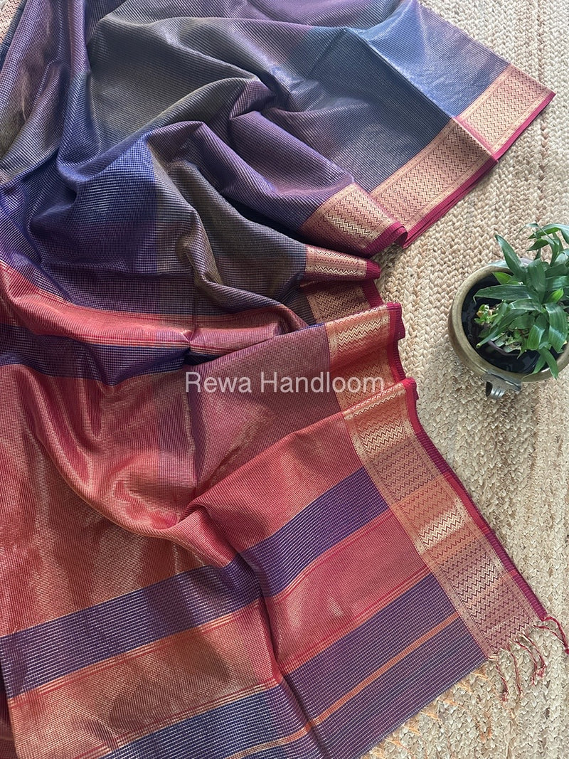 Exclusive Maheshwari Tissue Silk Saree