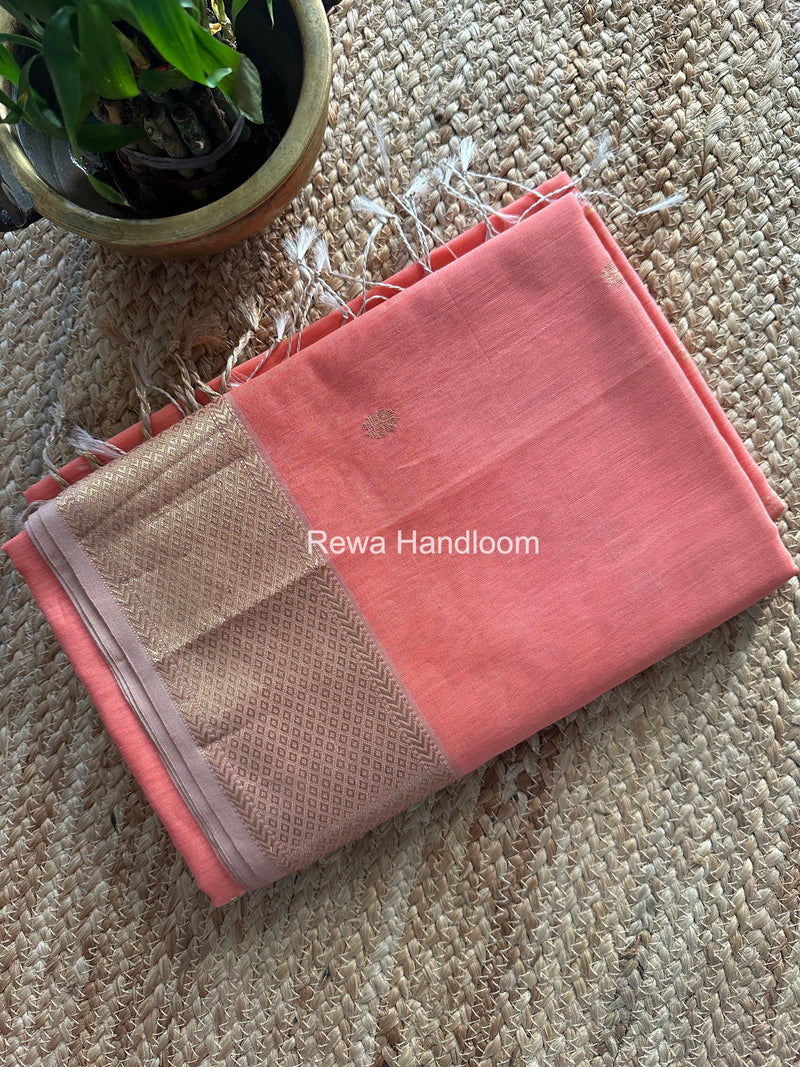 Maheshwari Pich Lotus Butta Saree LBS080