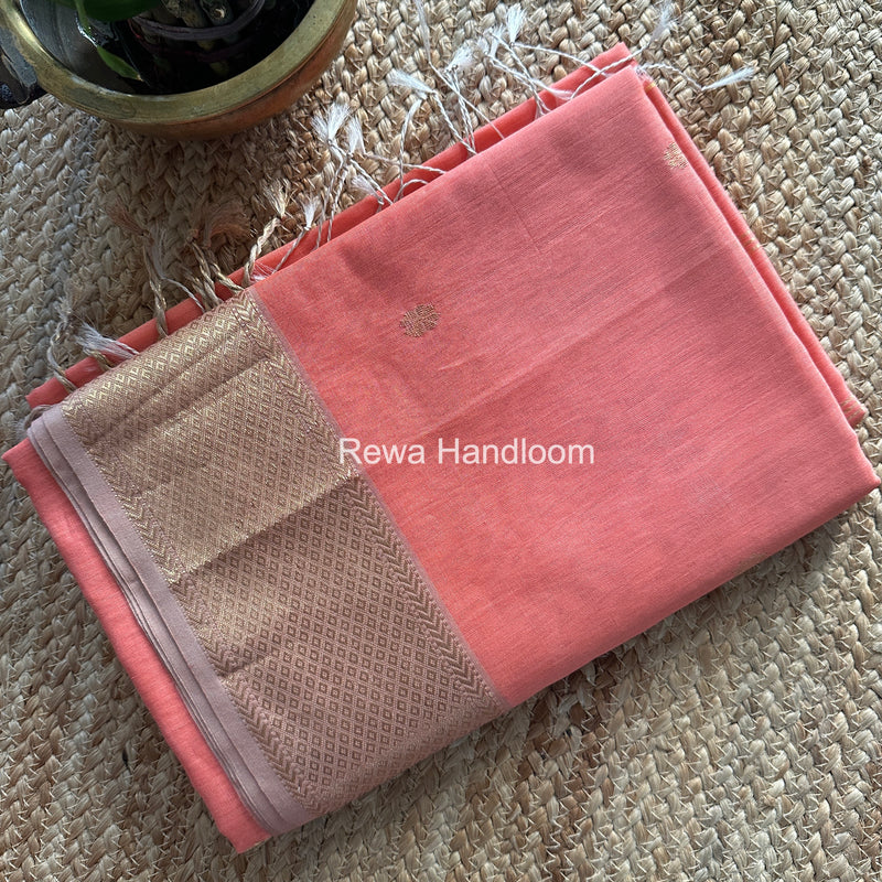 Maheshwari Pich Lotus Butta Saree LBS080