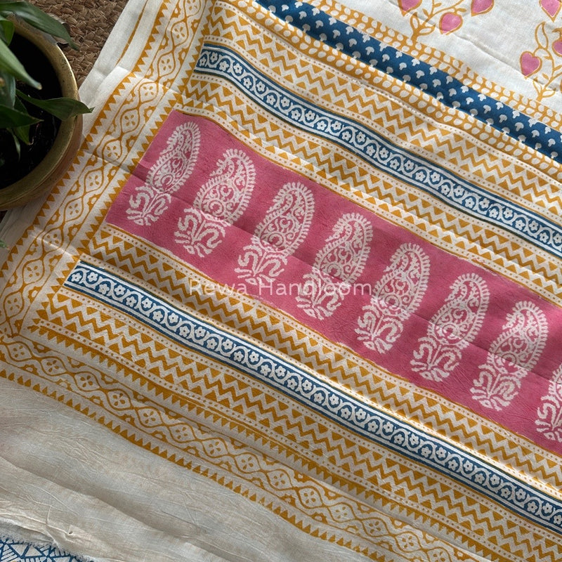 Blue Indigo Cotton Saree IND020