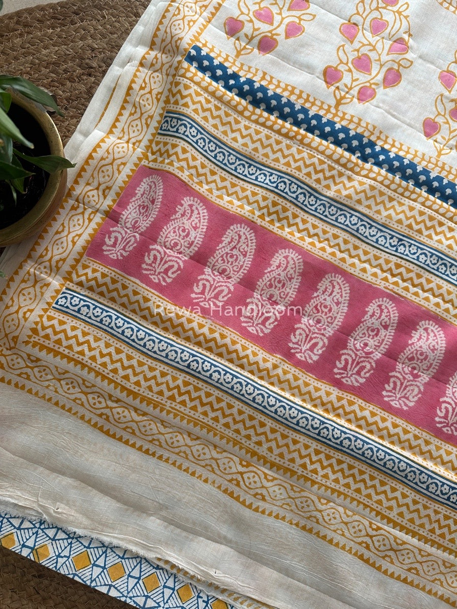 Blue Indigo Cotton Saree IND020