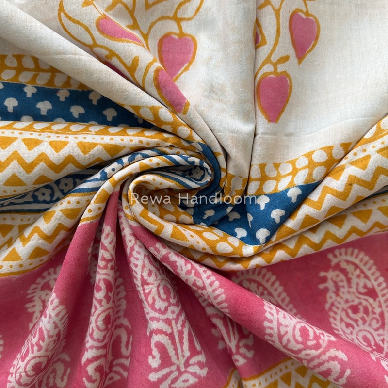 Blue Indigo Cotton Saree IND020