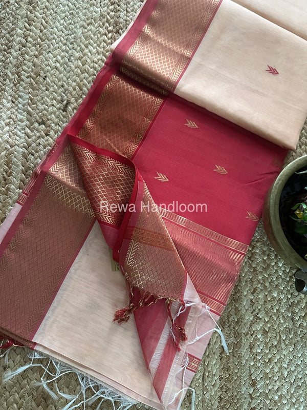 Maheshwari Zari Butti Saree