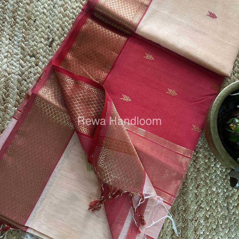 Maheshwari Zari Butti Saree