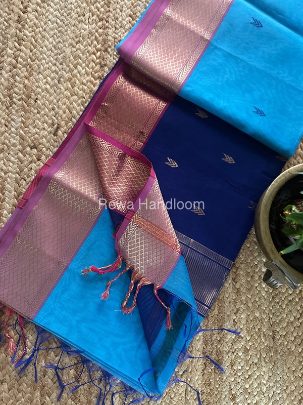 Maheshwari Zari Butti Saree