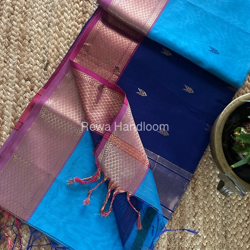Maheshwari Zari Butti Saree