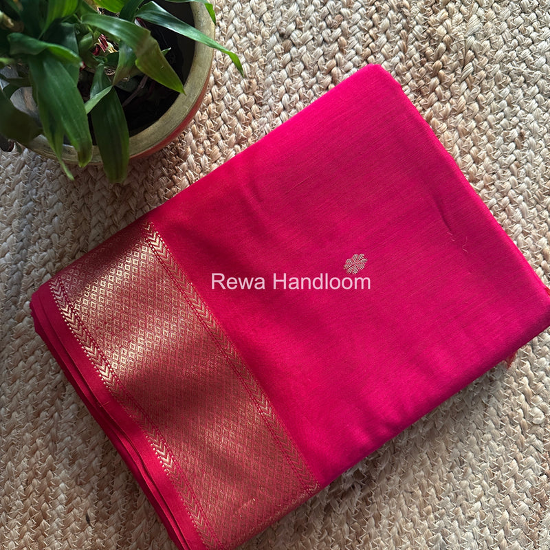Maheshwari Rani Pink Lotus Butta Saree LBS083