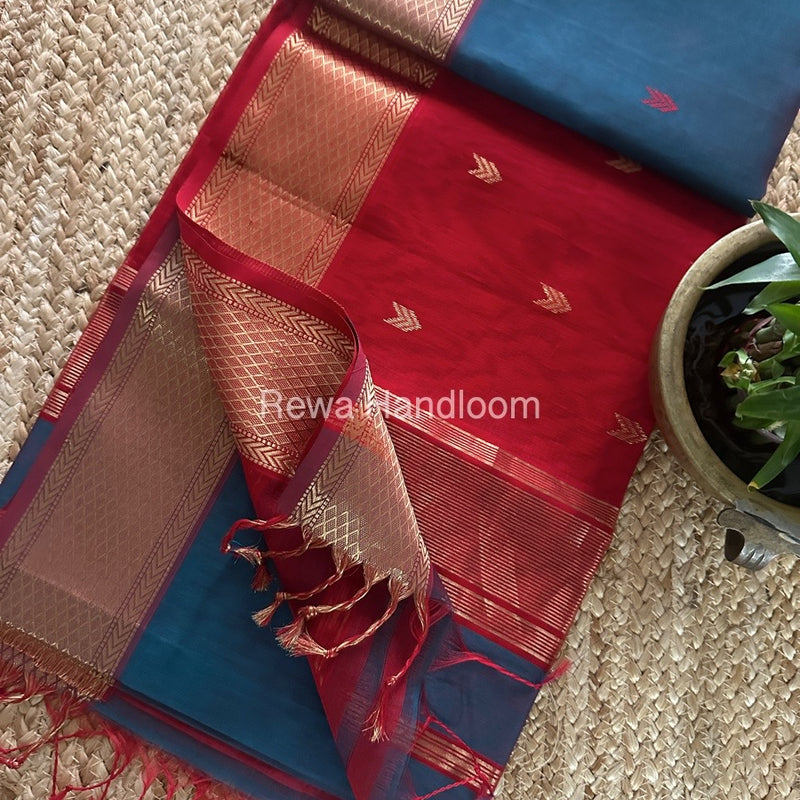 Maheshwari Zari Butti Saree 